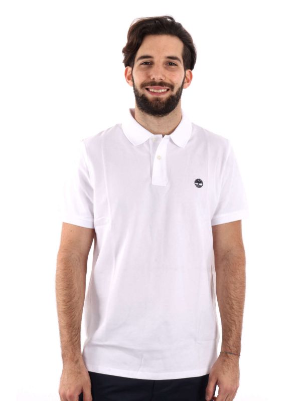 POLO PIQUE MILLERS RIVER TIMBERLAND UOMO BIANCO