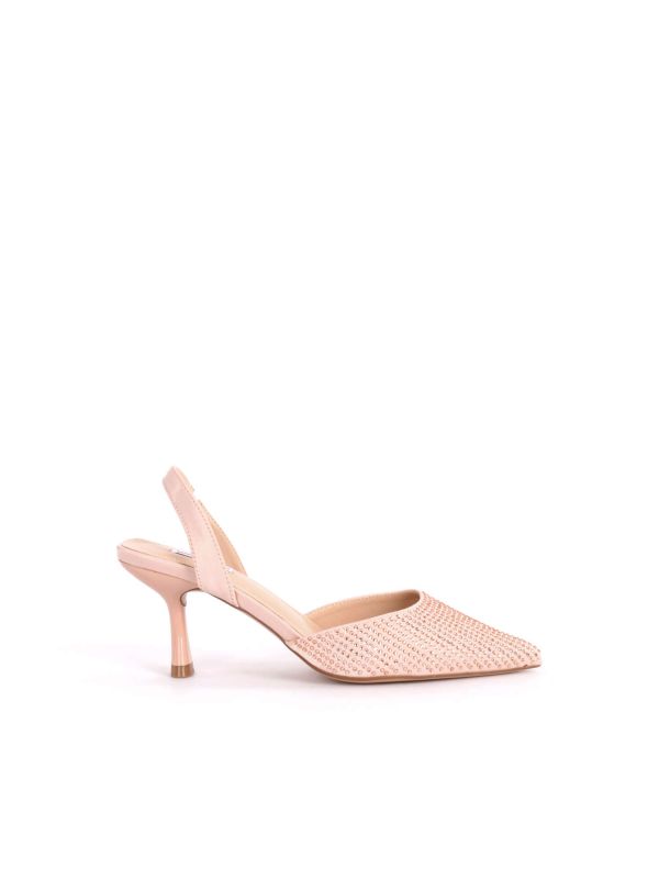 DECOLLETè SLINGBACK TACCO A ROCCHETTO MARIELLA BURANI DONNA CIPRIA
