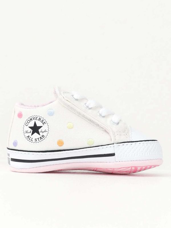 SCARPINE DA CULLA CHUCK TAYLOR CONVERSE BAMBINI BIANCO