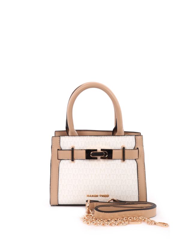 BORSA A MANO MARCO TOZZI DONNA BIANCO BEIGE