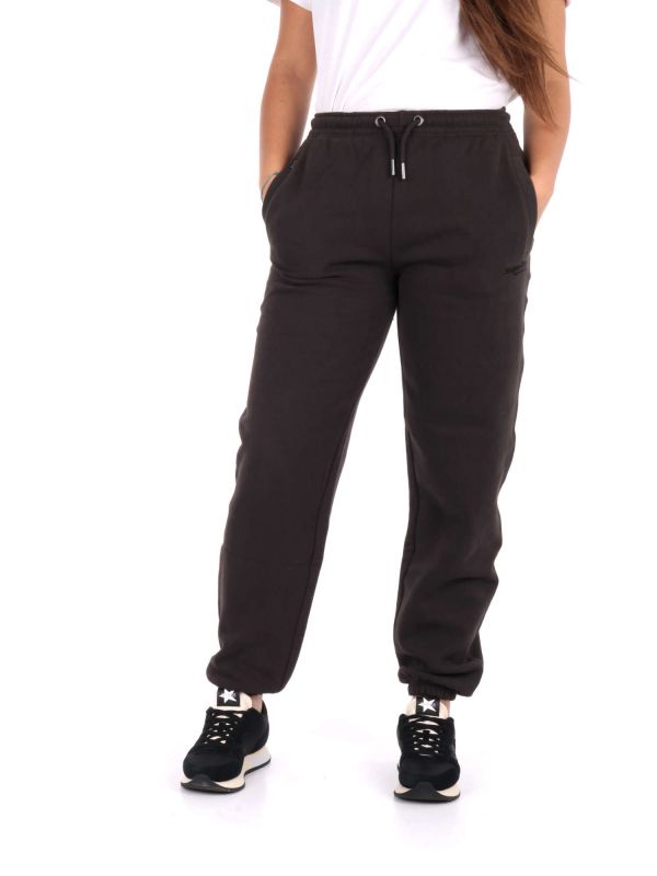 PANTALONE JOGGING SUPERDRY DONNA NERO