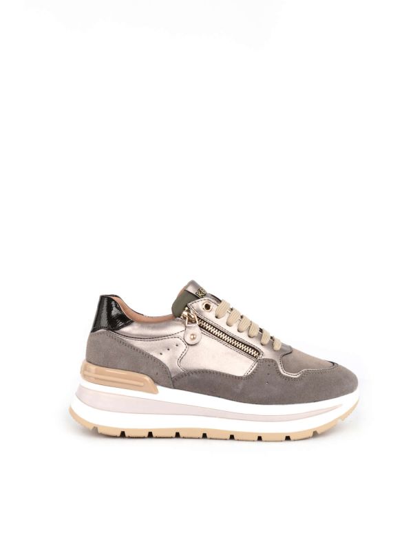 SNEAKERS CON ZEPPA KEYS DONNA TAUPE