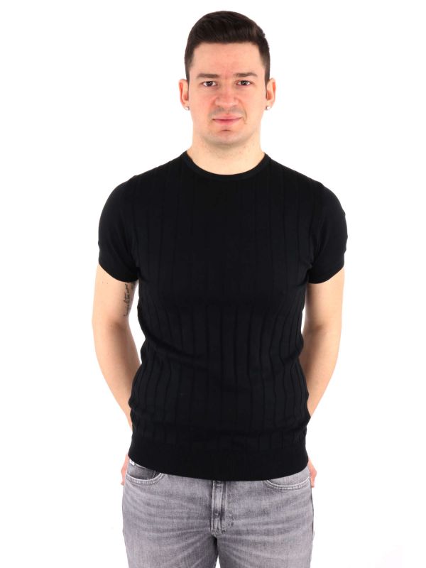 T-SHIRT MUSETTI FB UOMO NERO