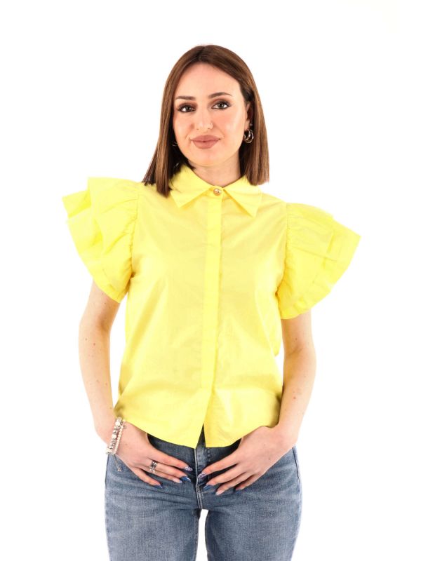 CAMICIA DA DONNA YES ZEE - GIALLO