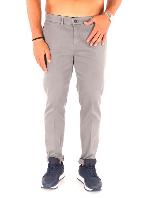 PANTALONE CHINO UOMO F.B.  - PERLA