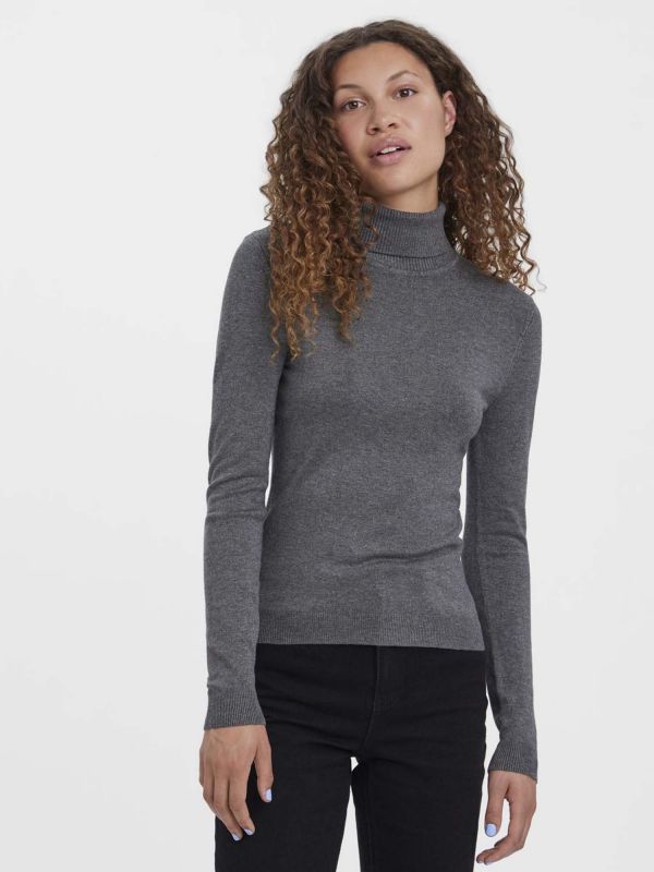 VERO MODA GLORY LS - GRIGIO