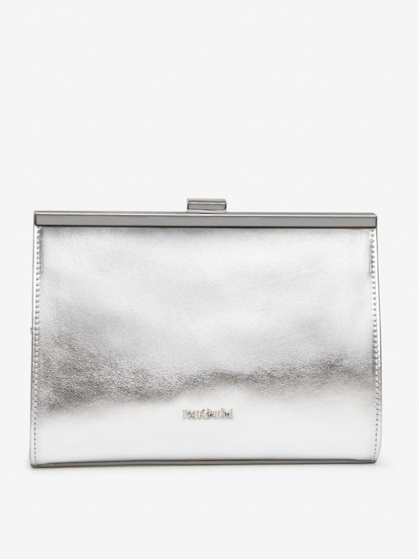 Clutch argento sale