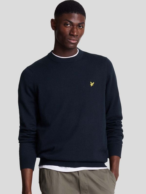 MAGLIA GIROCOLLO LYLE&SCOTT UOMO BLU
