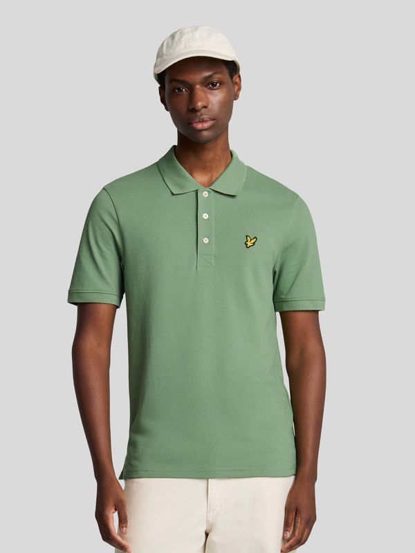 POLO PLAIN LYLE&SCOTT UOMO VERDE CHIARO