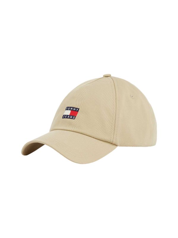 CAPPELLO HERITAGE CORE TOMMY JEANS UOMO BEIGE