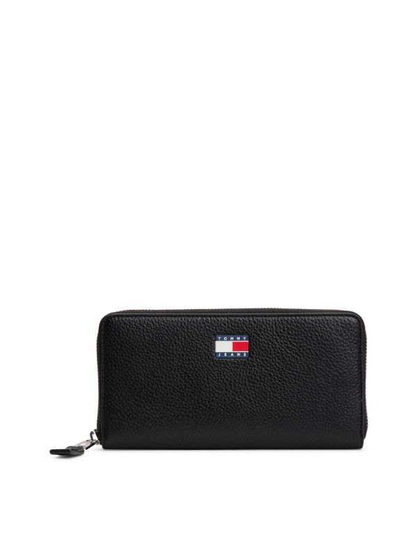 PORTAFOGLIO MUST LARGE TOMMY JEANS DONNA NERO