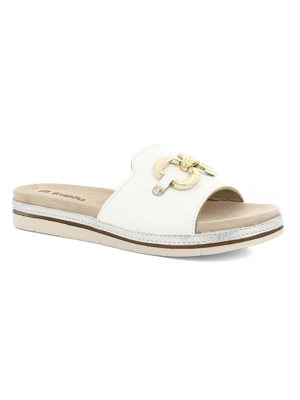 CIABATTA CON FASCIA INBLU DONNA BIANCO CIABATTA CON FASCIA INBLU DONNA BIANCO