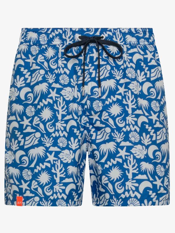 BOXER DA MARE SUN68 DA UOMO ROYAL