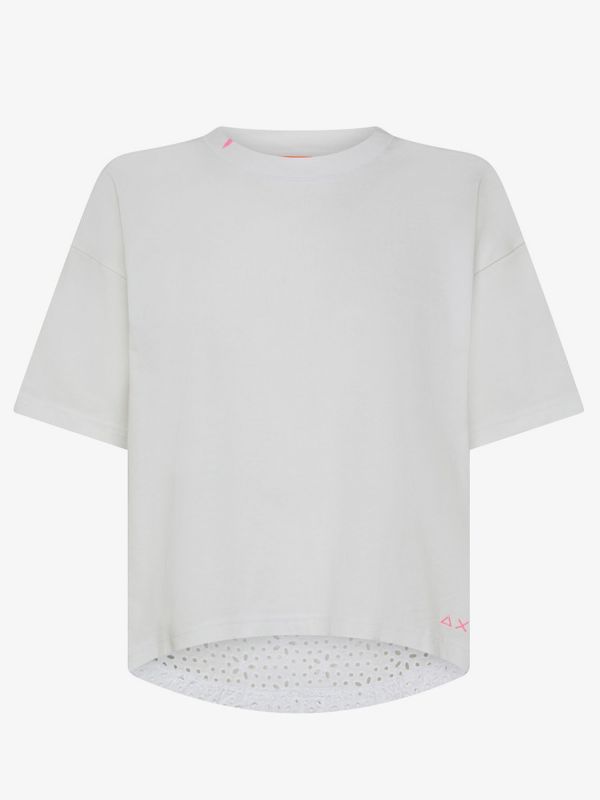SUN68 T-SHIRT MM - BIANCO