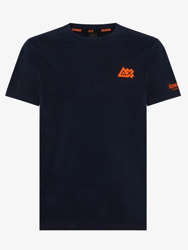 SUN68 T-SHIRT MM - BLU