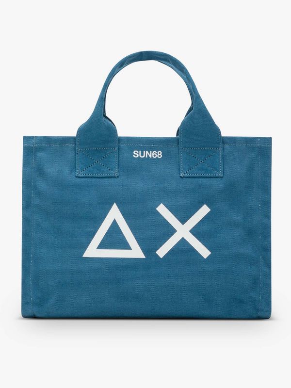 BORSA MARE CON MANICI SUN68 DA DONNA BLU BORSA MARE CON MANICI SUN68 DA DONNA BLU