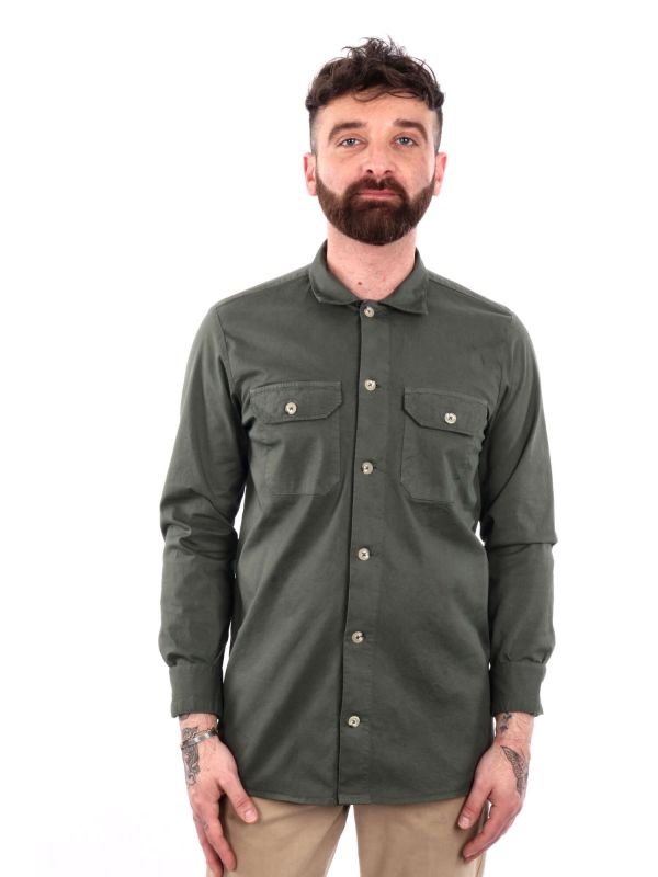 CASACCA DA UOMO FB - VERDE MILITARE