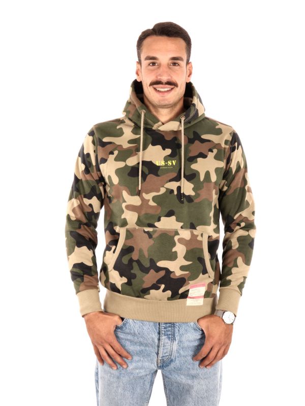 FELPA UOMO SUPERIOR VINTAGE - CAMOUFLAGE