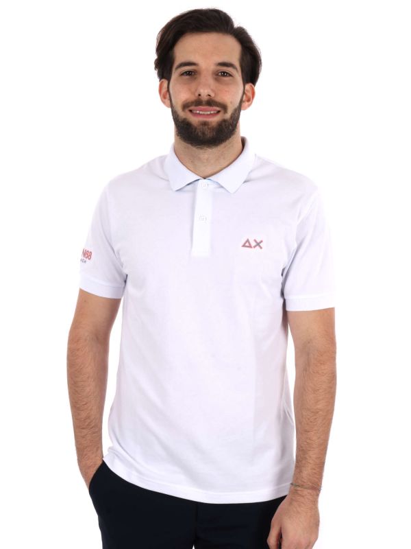 POLO SUN68 UOMO BIANCO
