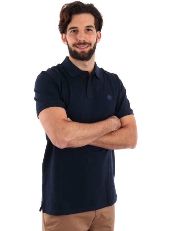 POLO PIQUE MILLERS RIVER TIMBERLAND UOMO BLU