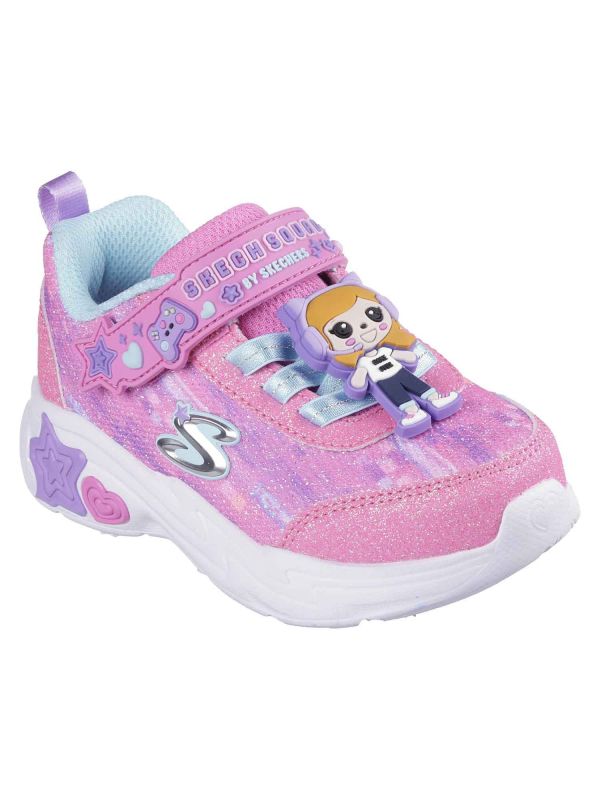 SNEAKERS SNUGGLE SKECHERS BAMBINA ROSA