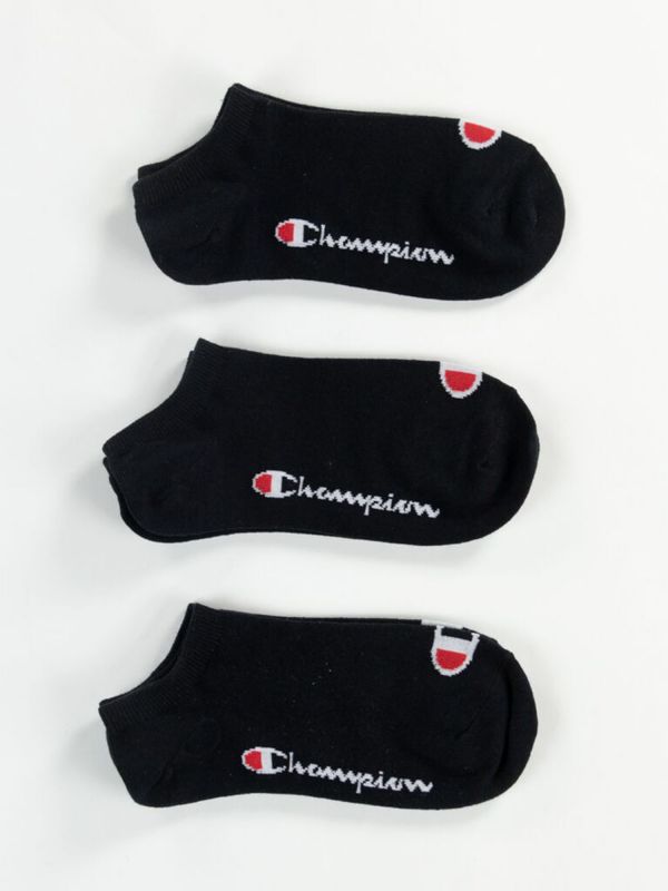 CALZE CHAMPION 3 PEZZI - NERO CALZE CHAMPION 3 PEZZI - NERO