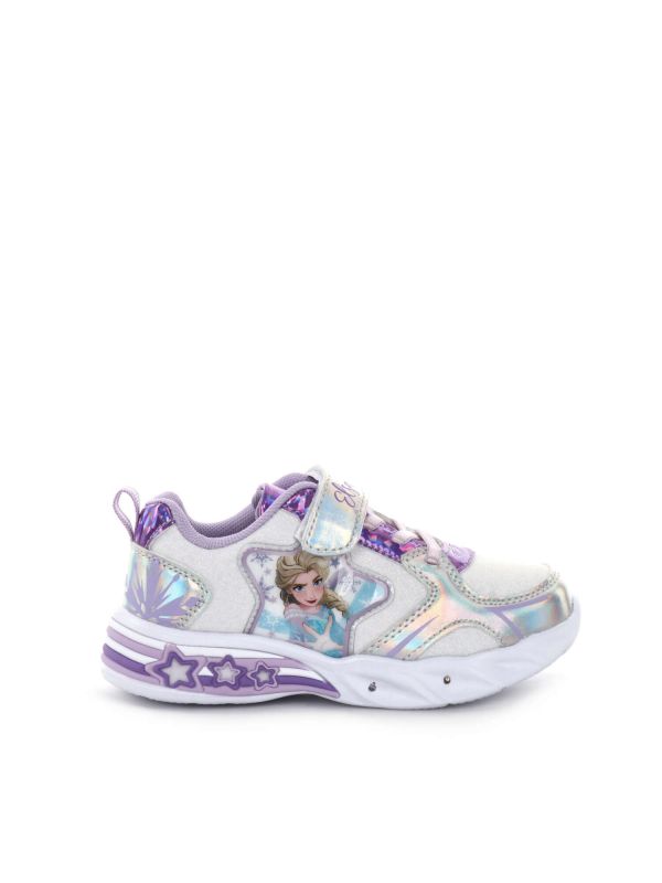 SNEAKERS ELSA CON LUCI LEOMIL BAMBINA ARGENTO