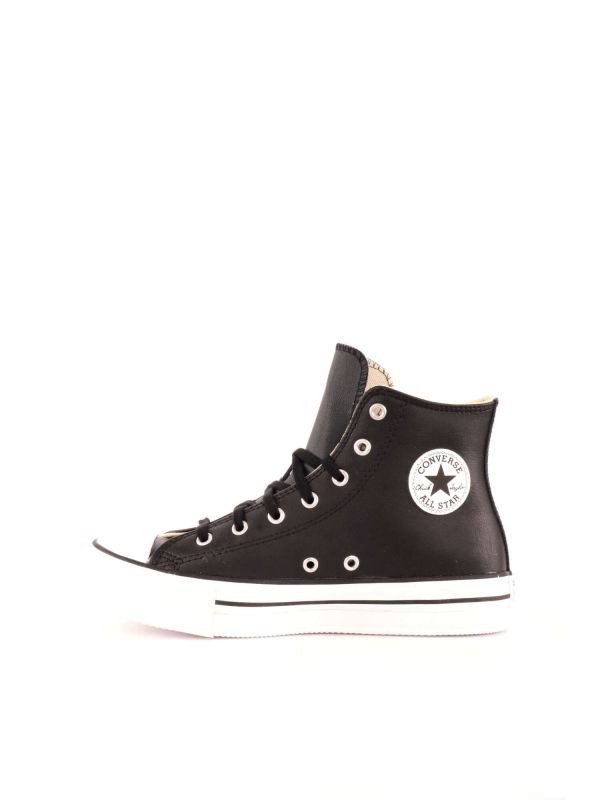SNEAKERS CONVERSE CHUCK TAYLOR LIFT HIGH TOP DONNA NERO