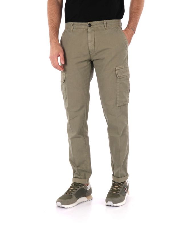 PANTALONE CARGO V0WEFT UOMO VERDE MILITARE