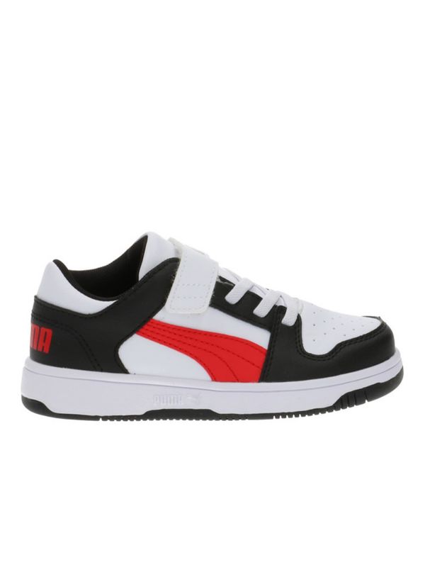 SNEAKERS DA BAMBINO PUMA REBOUND LOW - BIANCO-ROSSO