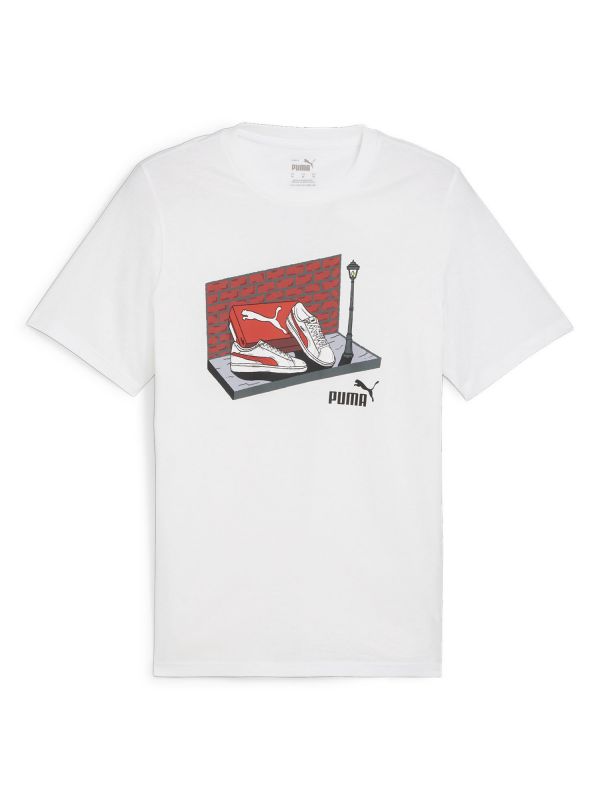 T SHIRT MANICA CORTA PUMA DA UOMO BIANCO 680175 02 Online a Meca Moda Dress Shoes