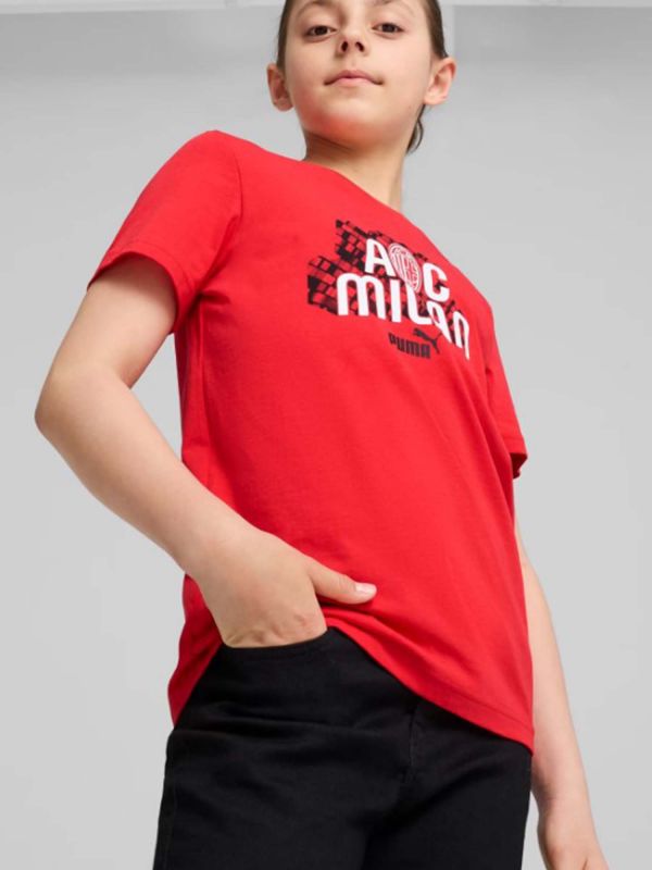 T-SHIRT ACM CULTURE TEE PUMA RAGAZZO ROSSO