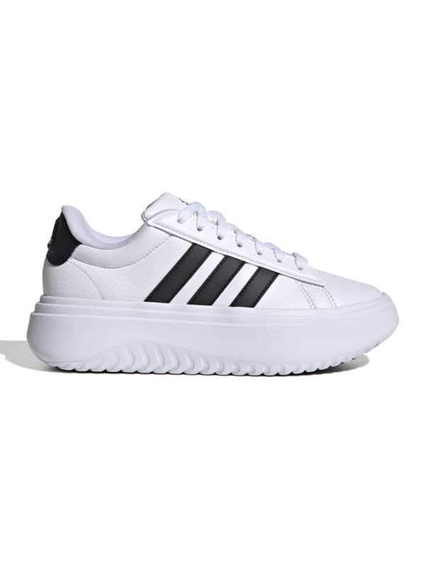SNEAKERS ADIDAS GRAND C.PLATF DONNA BIANCO NERO IE1092 WH BK Online a 64 00 Meca Moda Dress Shoes