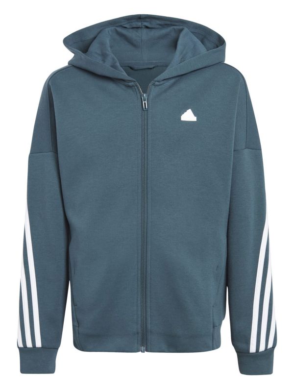 ADIDAS B. FELPA ZIP - PETROLIO