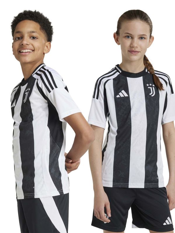 MAGLIA JUVE HOME ADIDAS JUNIOR BIANCO-NERO