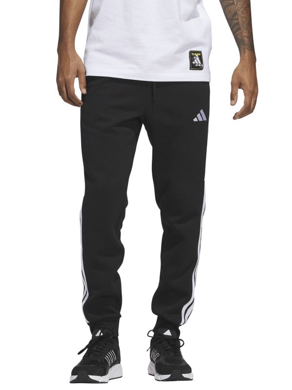 ADIDAS PANTALONE FL - NERO-BIANCO