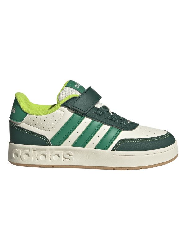 SNEAKERS BREAKBASE ADIDAS BAMBINO BIANCO-VERDE