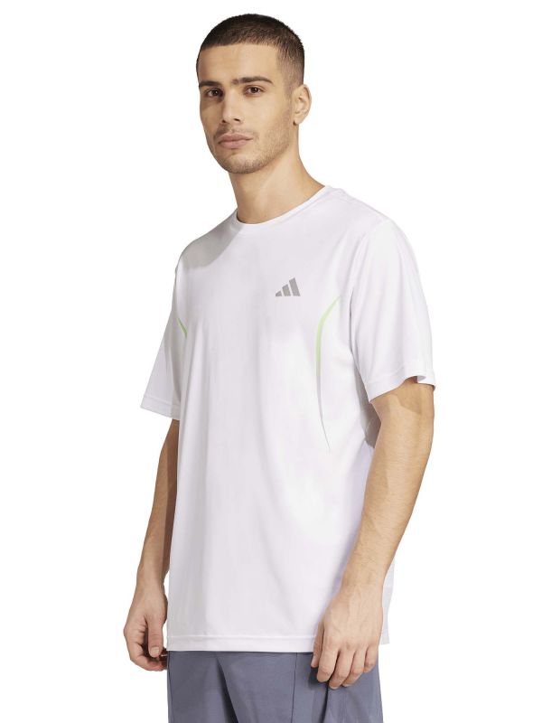 T-SHIRT TECNICA CLIMACOOL ADIDAS DA UOMO BIANCO