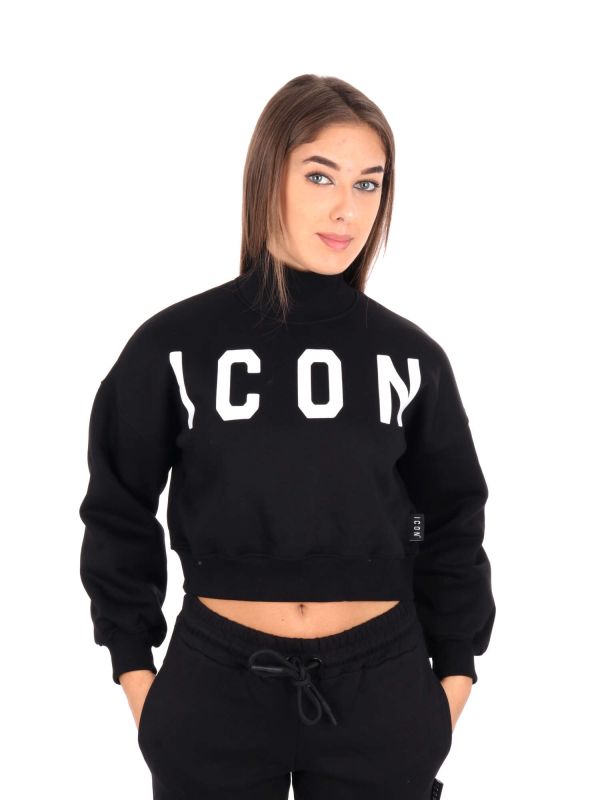 FELPA LUPETTO ICON DONNA NERO