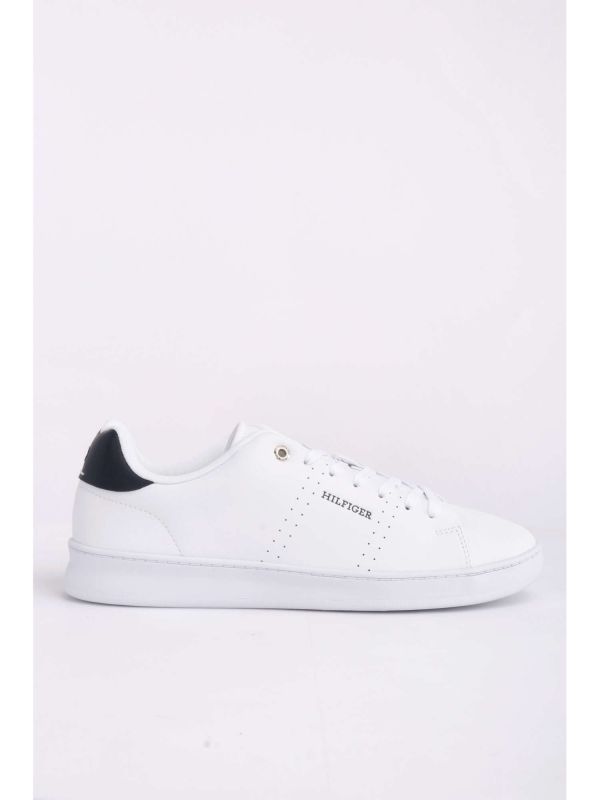 SNEAKERS DA UOMO TOMMY JEANS H. COURT CUP - BIANCO