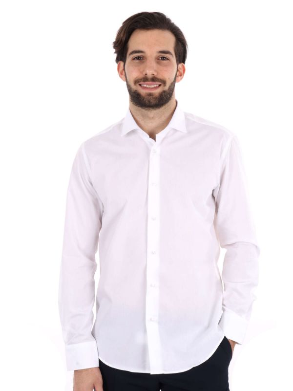 CAMICIA NAPOLI FB UOMO BIANCO