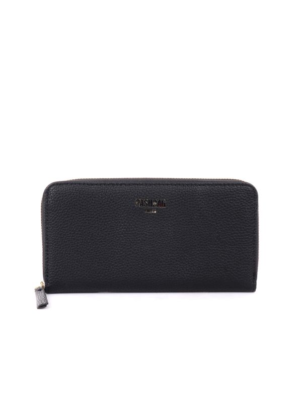 PORTAFOGLIO CON ZIP PASHBAG DONNA NERO