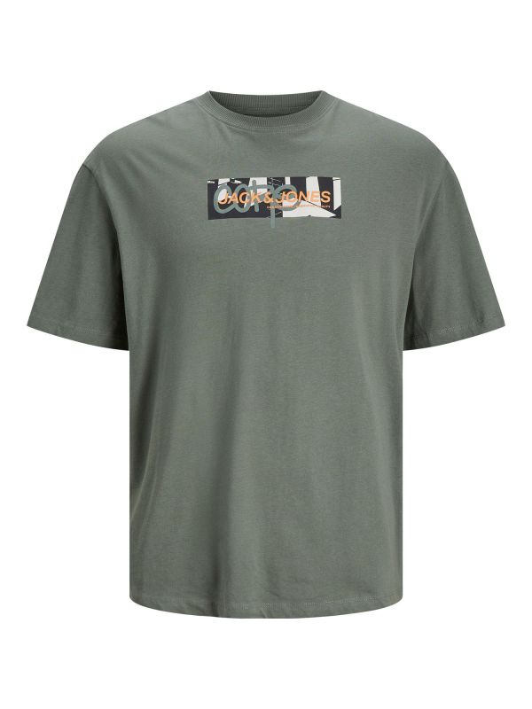 T-SHIRT JACK & JONES UOMO VERDE T-SHIRT JACK & JONES UOMO VERDE
