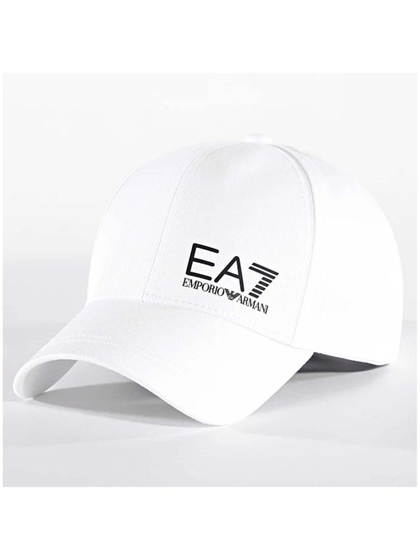 CAPPELLO EA7 EMPORIO ARMANI UNISEX BIANCO