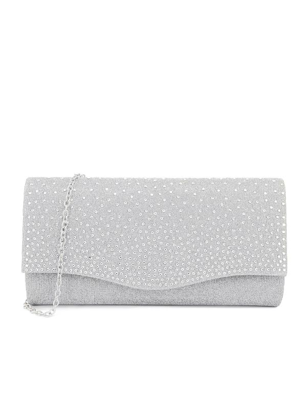 POCHETTE DA DONNA QUEEN HELENA - ARGENTO - S705-SILVE Online a