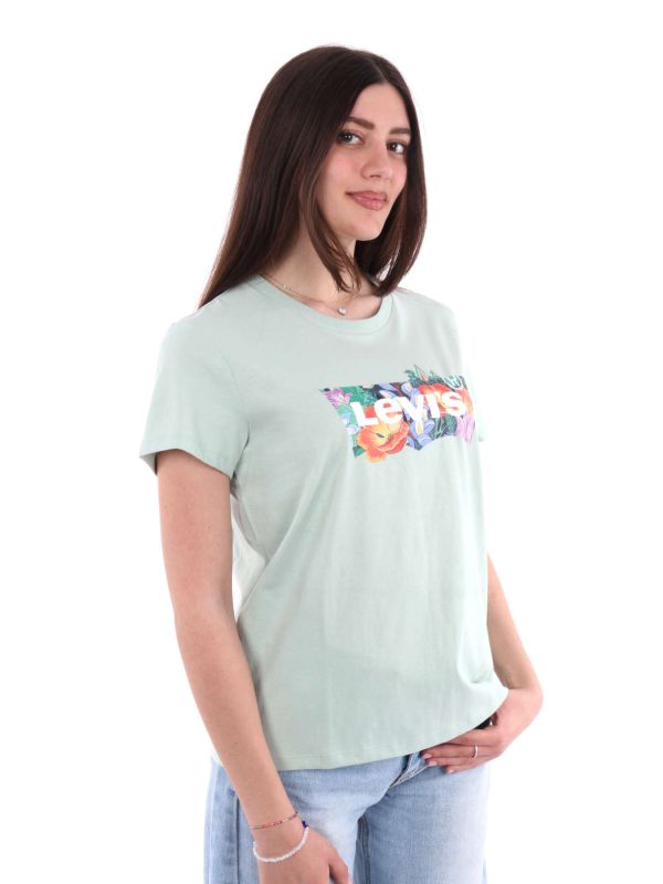 T-SHIRT CON STAMPA LEVI'S DONNA SALVIA