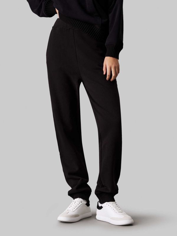 PANTALONE DA TUTA CALVIN KLEIN DA DONNA NERO
