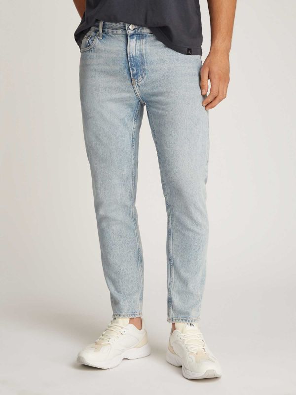 DENIM DAD JEAN CALVIN KLEIN JEANS UOMO JEANS CHIARO
