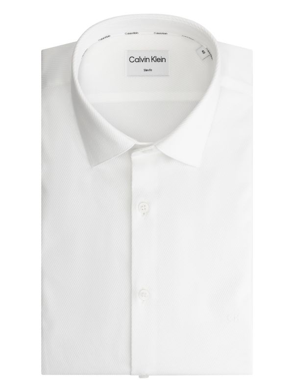 CAMICIA DA UOMO CALVIN KLEIN SLIM - BIANCO