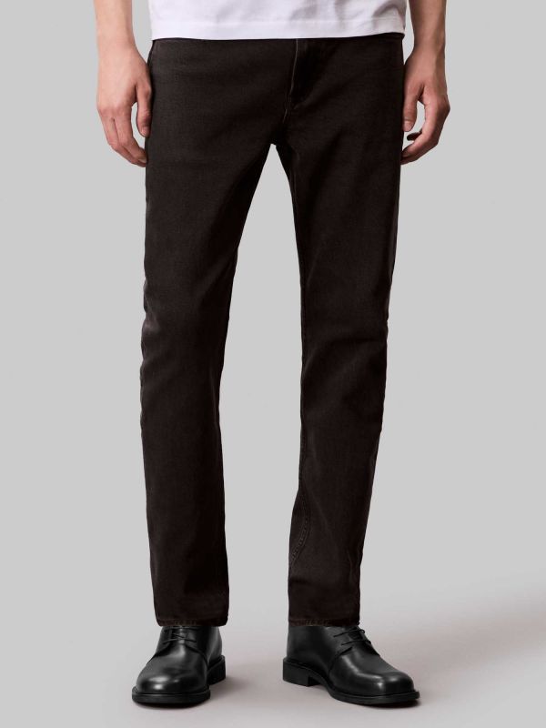 DENIM SLIM TAPER CALVIN KLEIN JEANS UOMO DENIM BLACK